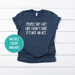 funny mean sarcastic shirts, things I say out loud custom funny shirt